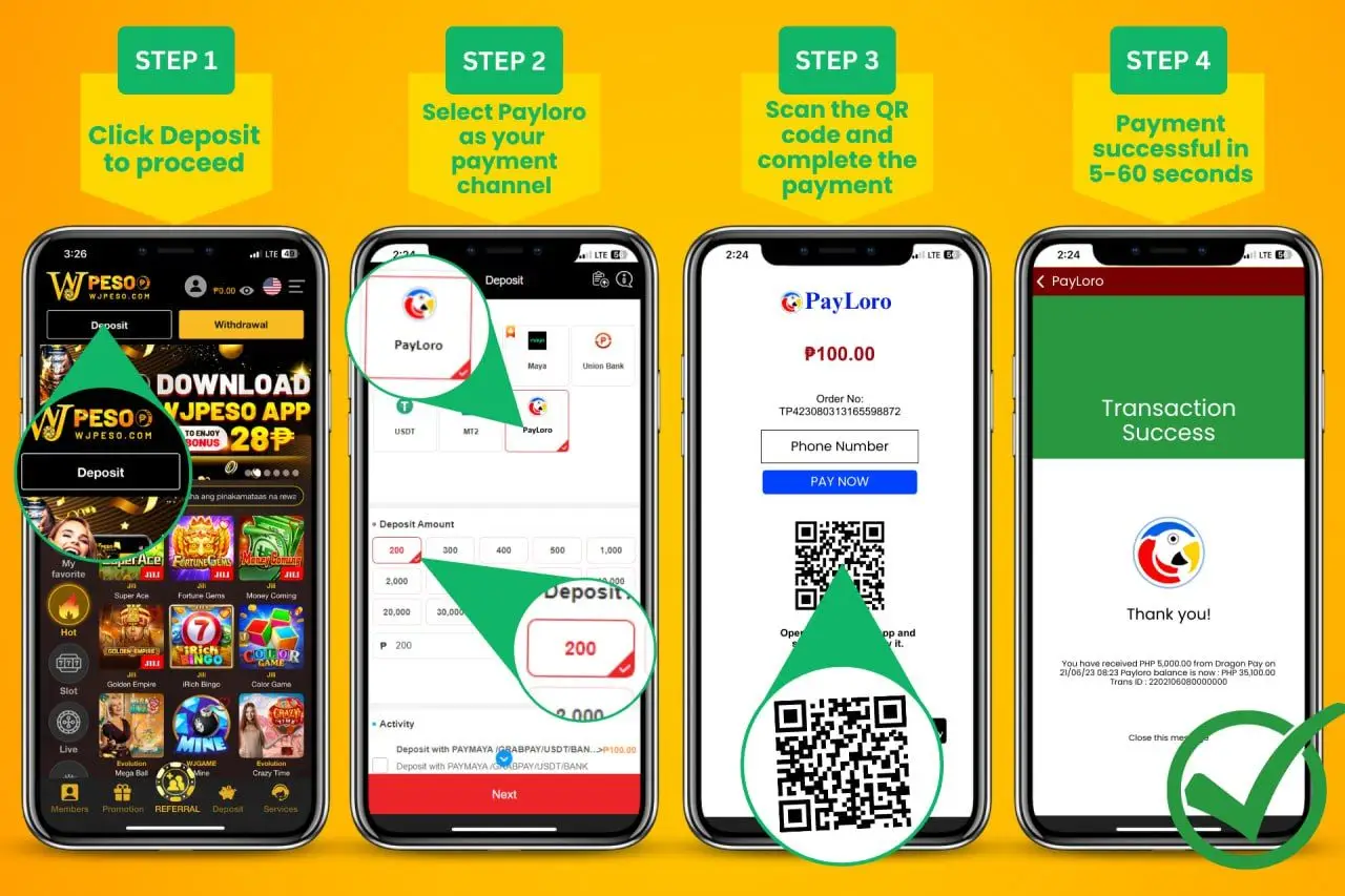 88JL DEPOSIT Thru Payloro